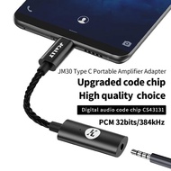 JCALLY JM30 JM30L CS43131 USB Type C/ Lightning Hires DAC Converter - JM30 Type C