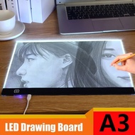 A3 LED Copy Board Light Pad Drawing Tracing Tablet Animation Sketching Stencil Diamond Graphic Paint