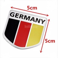 Germany-germany Flag Sticker - Metal Material