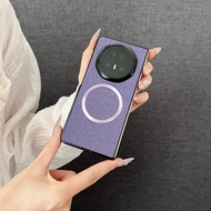 For Honor Magic V3 V5 V 5 Case Luxury Fabric PC Hard Magnetic Flip Phone Cover Casing For Honor Magi