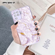 Softcase Kaca Lilac Oppo Reno 5F - K621 - Casing Kaca For Type Oppo Reno 5F - Case Oppo Terbaru - Case Kaca Lucu - Case Oppo Mewah - Case Oppo Reno 5F - Softcase Oppo Reno 5F - Pelindung Hp Oppo Reno 5F