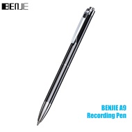 BENJIE เครื่องบันทึกเสียง A9บันทึกไมโครโฟนคู่แบบรอบทิศทาง HD ฟังก์ชั่นลดเสียงรบกวน DSP OTG ผู้เล่น M