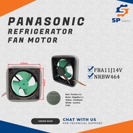 FBA11J14V Panasonic Fridge Refrigerator Fan Motor (4 WIRE) - 113MM X 113MM DC14V 0.17A