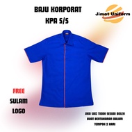 Baju Korporat Kadet Pertahanan Awam (KPA) Lengan Pendek - Free Sulam Logo / Shipping Everyday