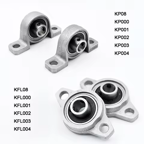 2pcs Pillow Block Bearing KP08 KP000 KP001 KP002 KP003 KFL 08 000 001 002 003 004 8mm 10mm 12mm 15mm