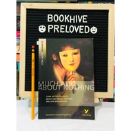 YORK NOTES ADVANCED MUCH ADO ABOUT NOTHING / LITERATURE GUIDE CLASSIC / PAPERBACK / PRELOVED BOOK