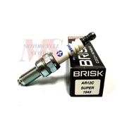 🔥 SPARK PLUG RACING (BRISK) AR12C (CR8E) RSX RSX150 RS150 Y15ZR RFS150 LC135