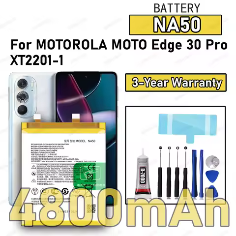 100% New High Quality NA50 Battery For MOTOROLA MOTO Edge 30 Pro/XT2201-1 Replacement Battery Bateri