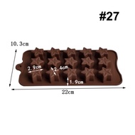 NORDEN - Star SILICONE Chocolate Mold - Chocolate Mold Ice Jelly Pudding Pudding Various Shapes Star