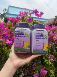 1mg 180 viên MẪU MỚI Kẹo dẻo ngủ ngon cho bé Melatonin natrol kids CHÍNH HÃNG MỸ