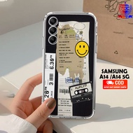 MS Case SAMSUNG A14 / A14 5G - Casing SAMSUNG A14 Latest/ A14 5G Top One Case [MOTIF 12] Casing hp S