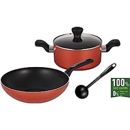 Tefal Fresh Start 4pc Set (28cm Wok Pan + 20cm Stewpot) B507S4