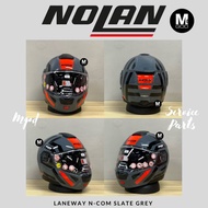 NOLAN HELMETS N90-3 LANEWAY N-COM (042 MADE IN ITALY FLIP UP DOUBLE VISOR HELMET NOLAN SERIES