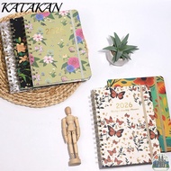 KATAKAN 2026 Planner, A5 Weekly and Monthly Calendar 2026, Jan.2026 - Dec.2026 Agenda Monthly Tabs A