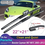 for Porsche Boxster Cayman 987 987C 2005~2012 2006 2007 2008 2009 2010 2011 Windshield Wipers Car Wi