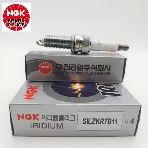 4/6Pcs Original NGK SILZKR7B11 9723 Laser Candle For Kia Carens K4 K5 Shuma 2.0L Hyundai Azera Santa