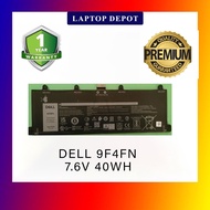 Dell 9F4FN battery,high-grade replacement Dell 9F4FN laptop battery from Malaysia(40Wh,2 cells)