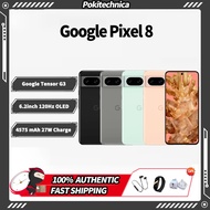 [US] Google Pixel 8 Google Tensor G3 6.2 inches OLED 120Hz 4575 mAh Battery 27W wired PD3.0