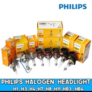 OSRAM & PHILIPS HALOGEN BULB / 12V 55W / CAR HEADLIGHT LAMP / H1 H3 H4 H7 H8 H9 H11 HB3 HB4 P21W P21