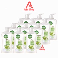 Dettol Onzen Ringo & Aloe Vera เดทตอล เจลอาบน้ำ แอปเปิ้ล 450 มล. [12 ขวด] ครีมอาบน้ำ สบู่เหลวอาบน้ำ 