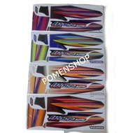 HONDA WAVE 125(1) BODY STICKER BADAN STRIKE STRIPE STIKER