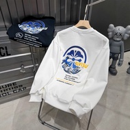 EVISU EVISU New Style Wave Knitted Round Neck Sweatshirt Men Women Same Style