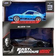 JADA 1:32 FF BRIAN'S PORSCHE 996 GT3 & SHAW'S MCLAREN (34250)