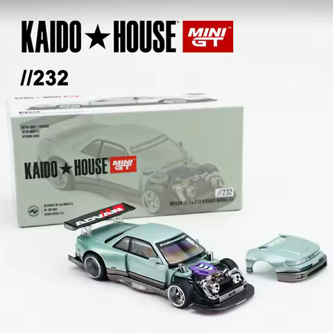 Kaido House MINIGT Nissan Silvia S13-R KAIDO WORKS V1 KHMG alloy car model 232 Chase