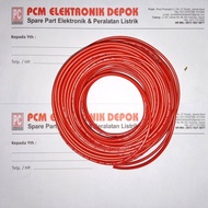 kabel serabut merah 1mm AWG18 made in JAPAN Cable ton awg 18 per meter