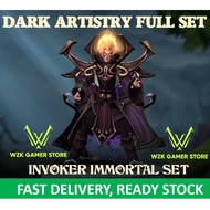 【Instant Stock】DOTA2 INVOKER (DA) Dark Artistry Full Set (DA CAPE) 刀塔2 暗黑卡尔 祈求者 DA 暗黑奇艺 套装 现货秒发