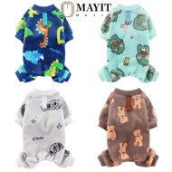 MAYIT Dog Jumpsuit, Fleece Winter Warm Pet Dog Clothes,  Bear Dinosaurs Costumes Chihuahua Poodle Pa