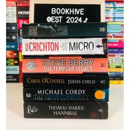 Assorted MMPB Novels/ Mystery Triller/ Horror/ Crime/ Preloved