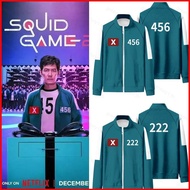 GC1 Squid Game Season 2 number 456 222 149 show zipper Sweatshirt coat jacket Unisex Top CG1