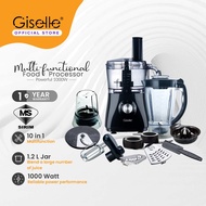 [SIRIM Certified] Giselle 10-In-1 Multifunctional Food Processor & Blender (1000W) KEA0225