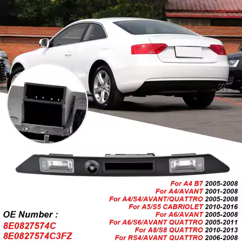 New Trunk Tailgate Handle Switch Light For Audi A3 8P A4 B6 B7 Avant A5 A6 C6 A8 S3 S4 S5 S6 S8 Quat