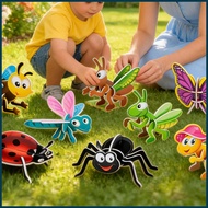 Kids Puzzle 3D DIY Creative Assembly DIY 3D Creative Jigsaw Puzzle for Classroom Family Road Trip Ag