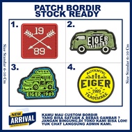 EIGER EMBROIDERED PATCH EMBLEM BEST VARIANTEiger & 8 - ZONE EMBROIDERY
