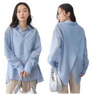 Polyester See-Through Shirt earth music & ecology