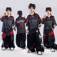🔥Ready Stock🔥 Kids Hip-Hop Trendy Outfit / Children Hip-Hop Costume 夏季男童嘻哈套装 Pakaian Kanak-Kanak Hip