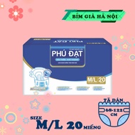 Phu Dat diapers ML10 XL10 Anh Duong ML20 XL20 pieces with walls of old Phu Dat diapers Phu Dat diape