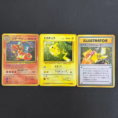 Japanese Proxy Card 1999 PTCG Bulbasaur Deck Pikachu Charmeleon PMCG Collection Card Anime Gift