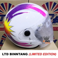 [LIMITED EDITION] LTD BINTANG 2024 HELMET - PURPLE WHITE