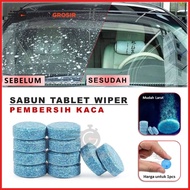 (Per pcs)Sabun Wiper Pembersih Kaca Mobil Glass Cleaner Tablet Biru