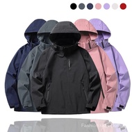 Unisex Waterproof Lightweight Breathable Mountaineering Jacket Unisex Camping Windproof Jacket M-5XL