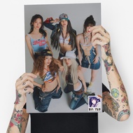G-IDLE Group A3 A4 Glossy Coated Poster High Quality Kpop Posters idle Miyeon Minnie Yuqi Soyeon