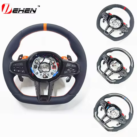 Leather Carbon Steering Wheel CS Alcantara For BMW X3 X4 G20 G30 G32 G02 G82 G42 G14 G05 G07 M2 G87