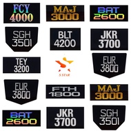 Nombor Plate Motor Tanam Dalam 2D (Aklilik)/ Number plate motorcycle 2D (Acrylic)