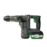 SANZU 21V Cordless Power Demolition Drill & Hammer 26mm Electric Breaker Hammer Rotary Drill