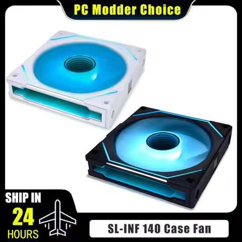 Lian Li UNI FAN SL-INFINITY SL140 SL-INF Infinity Mirror Cableless GEN.3th 14cm Water Cooler L-conne