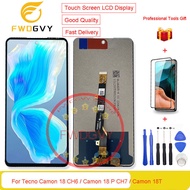 6.8" New For Tecno Camon 18 / Camon 18P / Camon 18T LCD Display Touch Screen Digitizer Assembly Sens